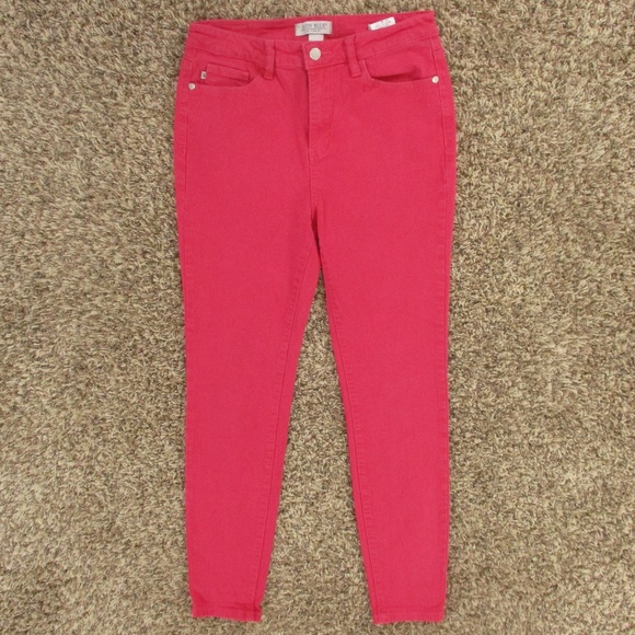 Judy Blue Jeans Women's 28 Hot Pink Skinny Fit Ankle Stretch Denim - Picture 1 of 8